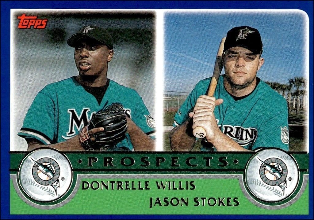 Dontrelle Willis 2003 Topps #677 Baseball Trading Card - Front 2003 Topps Dontrelle Willis #677 baseball trading card front