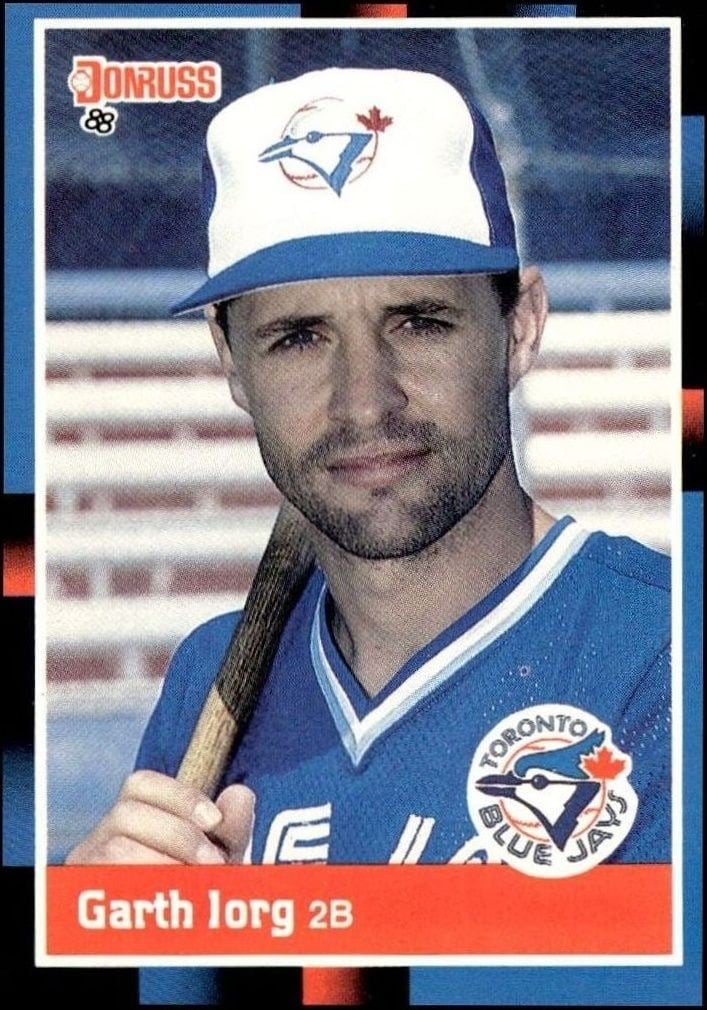 Garth Iorg 1988 Donruss #444 Baseball Trading Card - Front 1988 Donruss Garth Iorg #444 baseball trading card front