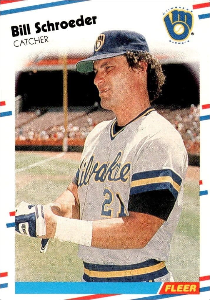 1988 Fleer Bill Schroeder #173 trading card