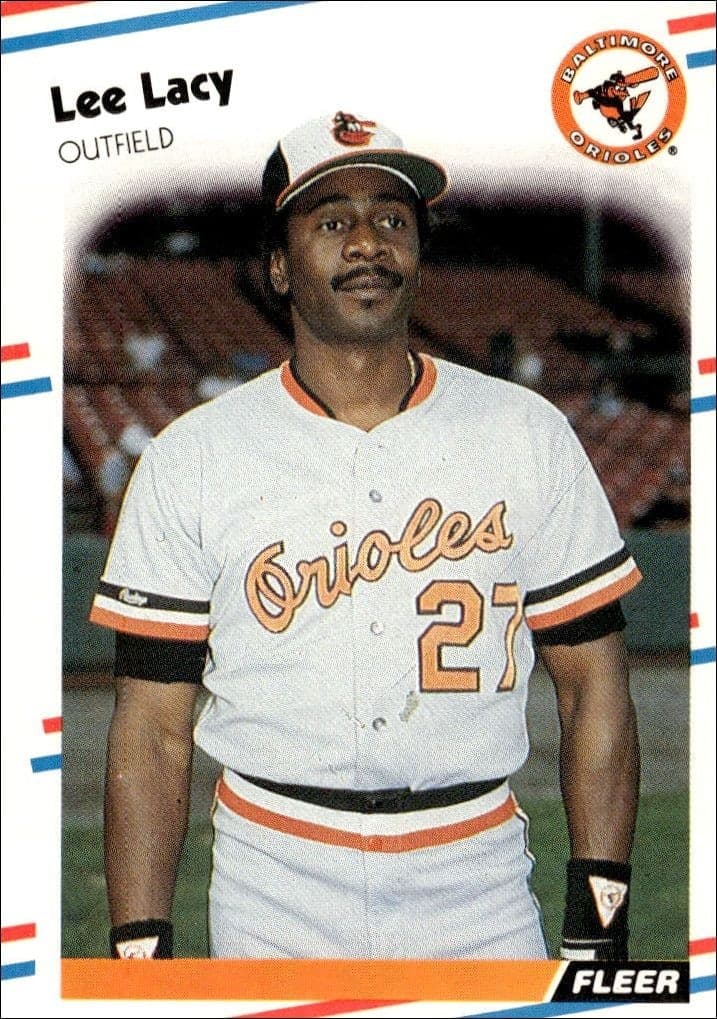 1988 Fleer Lee Lacy #565 trading card