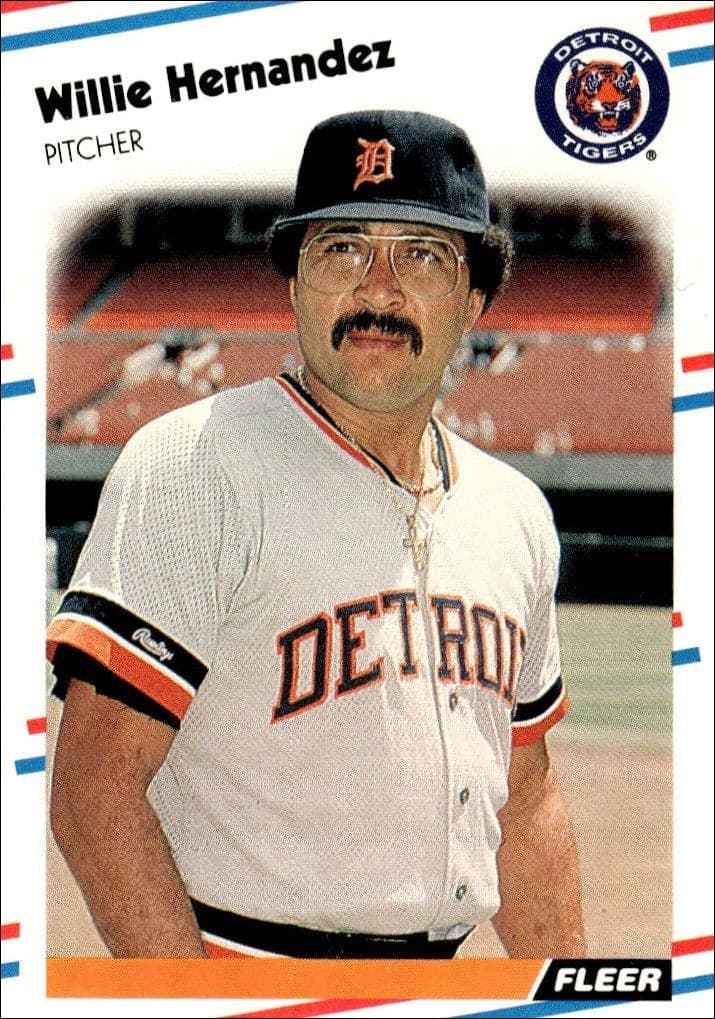 1988 Fleer Willie Hernandez #58 trading card