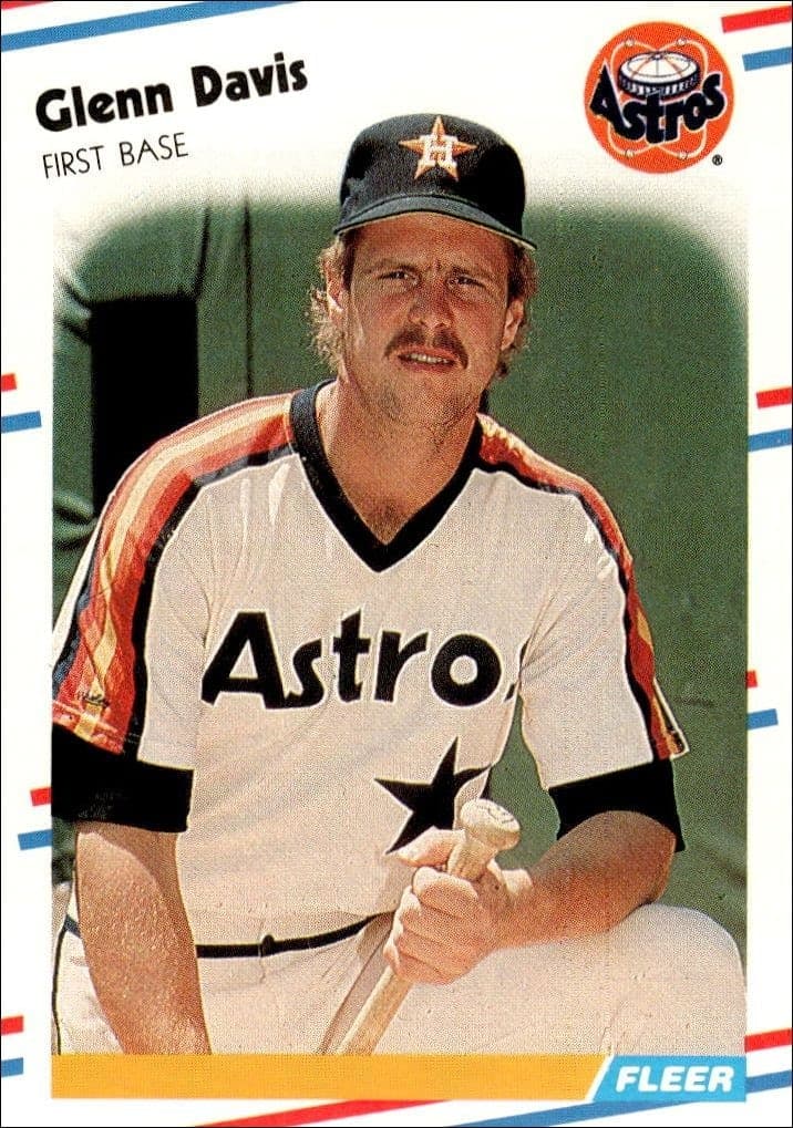 1988 Fleer Glenn Davis #445 trading card