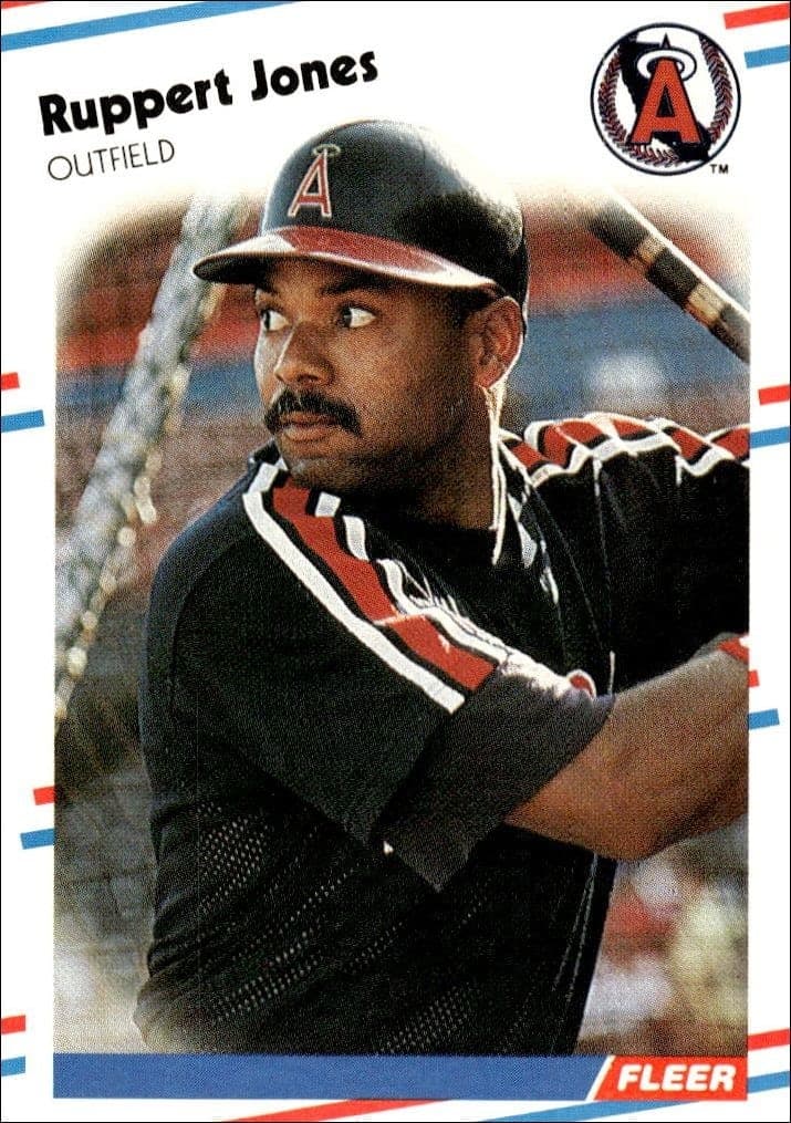1988 Fleer Ruppert Jones #492 trading card