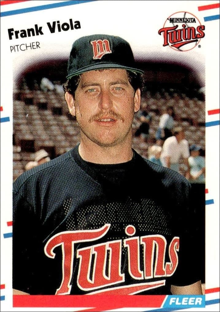 1988 Fleer Frank Viola #25 trading card