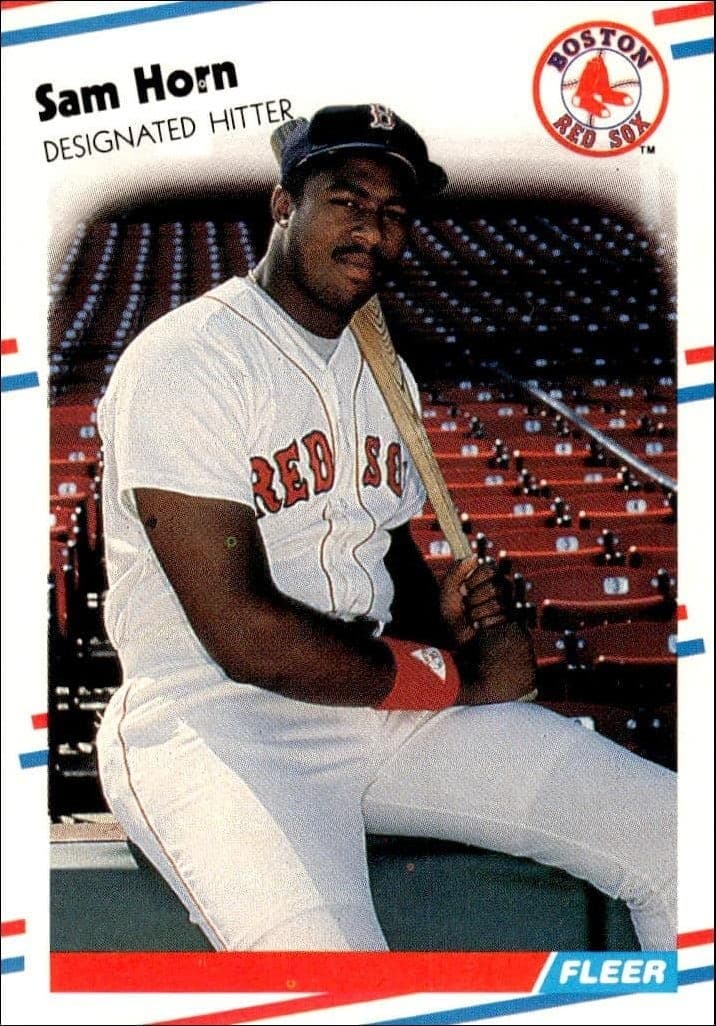 1988 Fleer Sam Horn #355 trading card