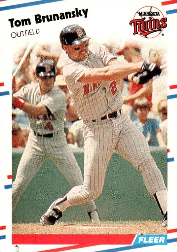 1988 Fleer Tom Brunansky #5 trading card