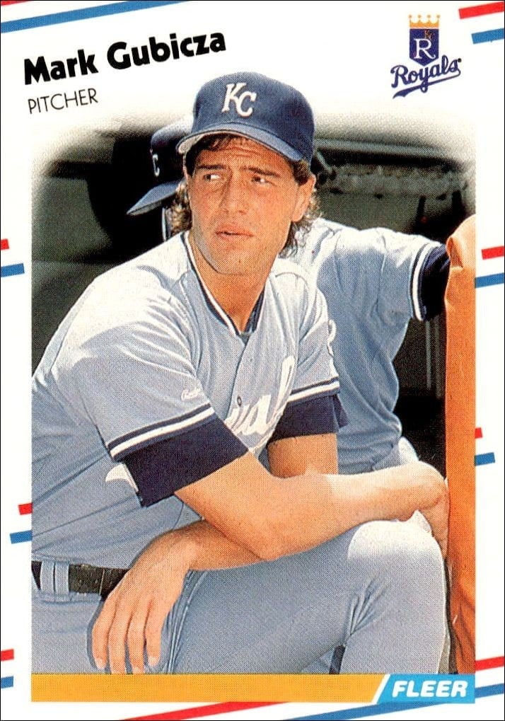 1988 Fleer Mark Gubicza #259 trading card
