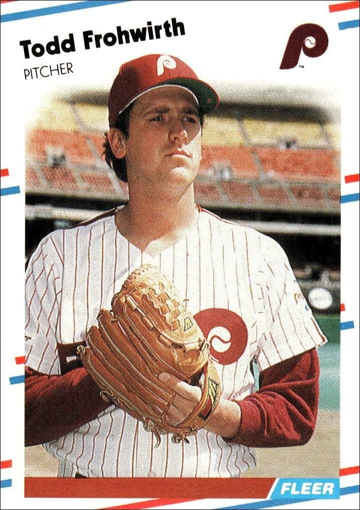 1988 Fleer Todd Frohwirth #301 trading card