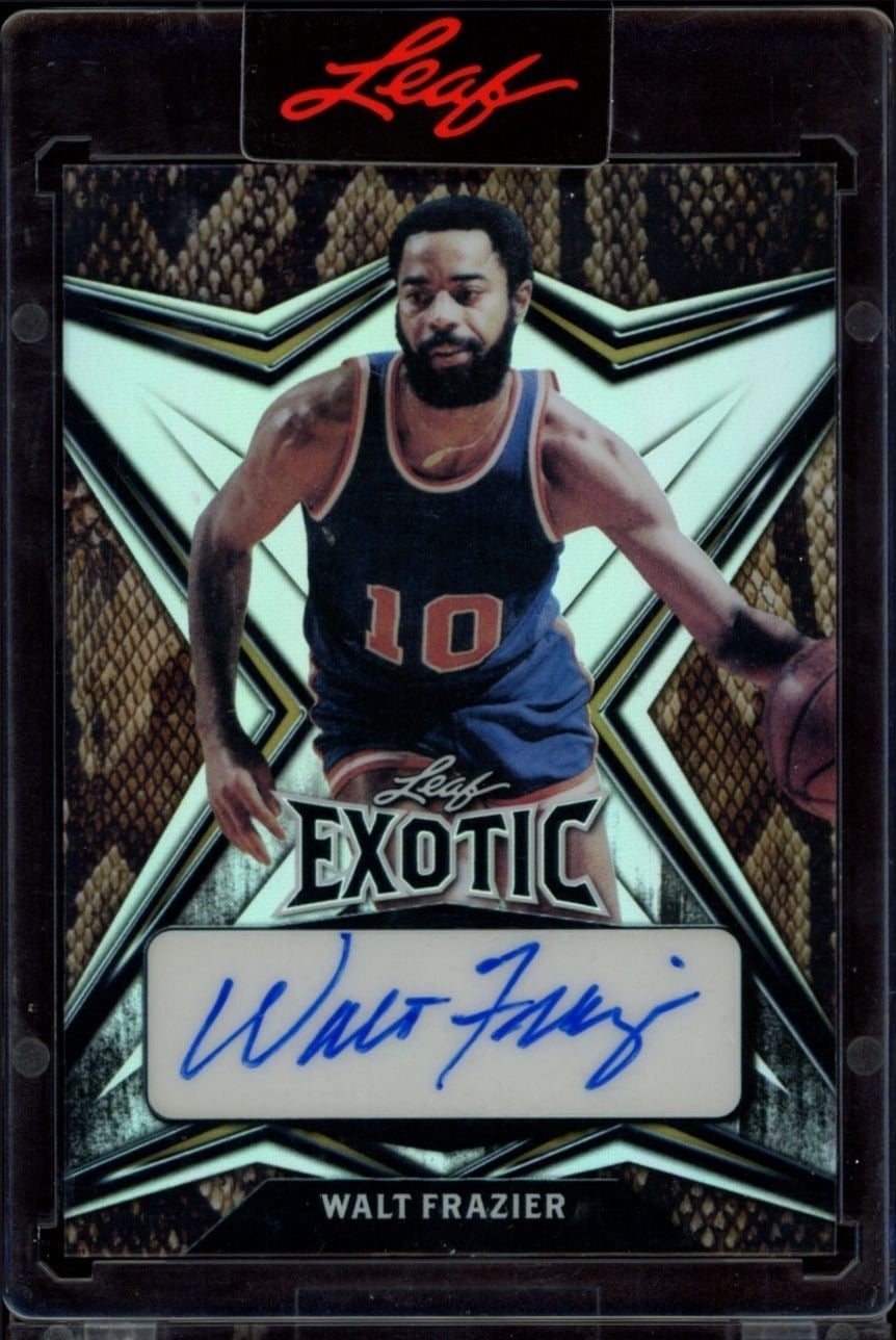 2022-23 Leaf Exotic Walt Frazier #EA-WF1 trading card