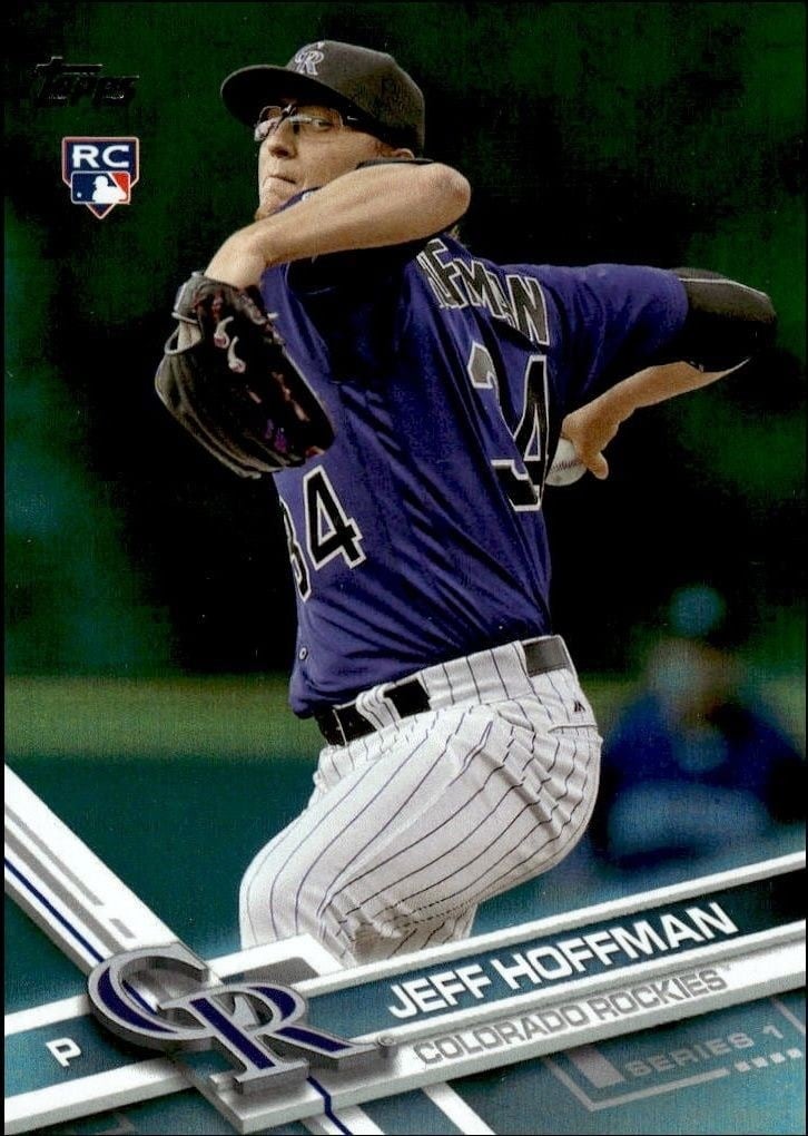 Jeff Hoffman 2017 Topps #335 Baseball Trading Card - Front 2017 Topps Jeff Hoffman #335 baseball trading card front