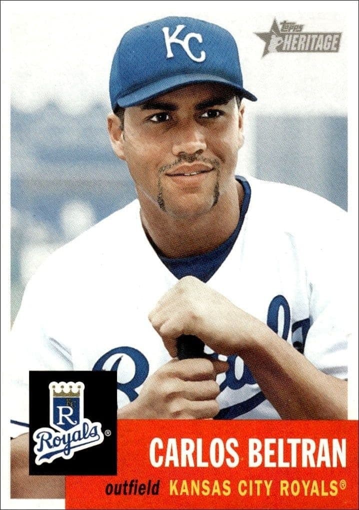 2002 Topps Heritage Carlos Beltran #306 trading card