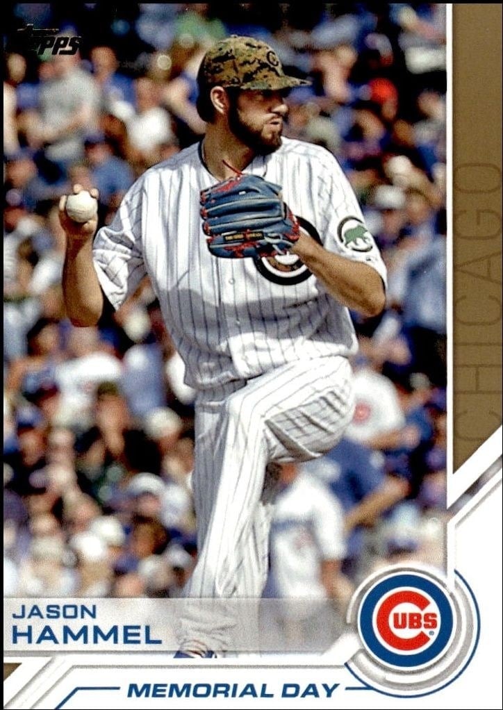 Jason Hammel 2017 Topps #S-41 Baseball Trading Card - Front 2017 Topps Jason Hammel #S-41 baseball trading card front