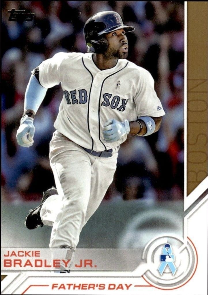 Jackie Bradley Jr. 2017 Topps #S-61 Baseball Trading Card - Front 2017 Topps Jackie Bradley Jr. #S-61 baseball trading card front