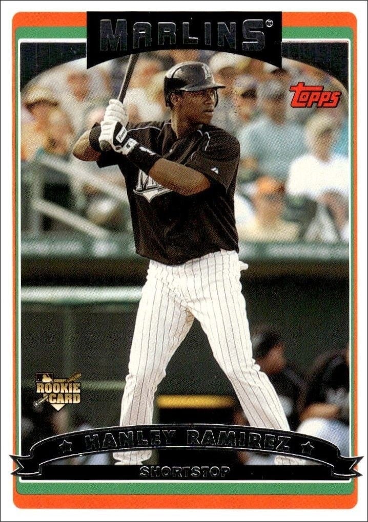 Hanley Ramirez 2011 Topps #620 Baseball Trading Card - Front 2011 Topps Hanley Ramirez #620 baseball trading card front