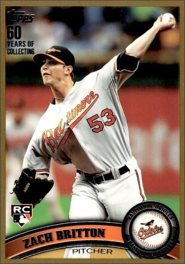 2011 Topps Zach Britton #418 trading card