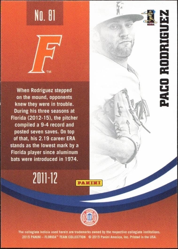 Paco Rodriguez - Back