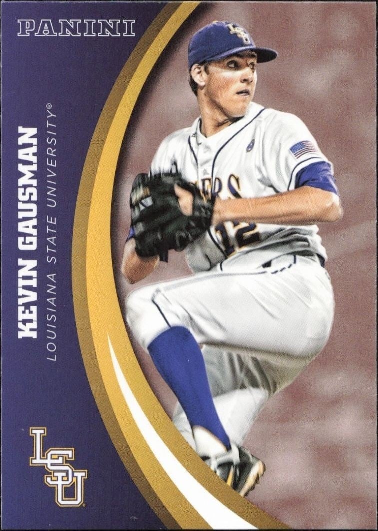 Kevin Gausman 2015 Panini Lsu Tigers #78 Baseball Trading Card - Front 2015 Panini Lsu Tigers Kevin Gausman #78 baseball trading card front