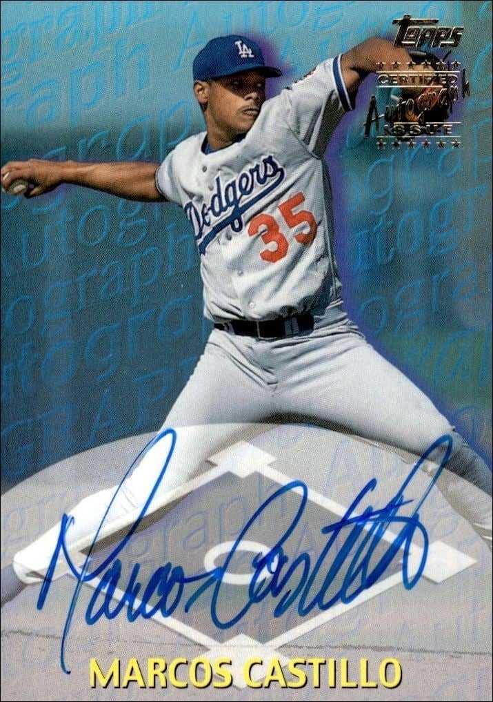 Marcos Castillo 2000 Topps Traded #TTA19 Baseball Trading Card - Front 2000 Topps Traded Marcos Castillo #TTA19 baseball trading card front