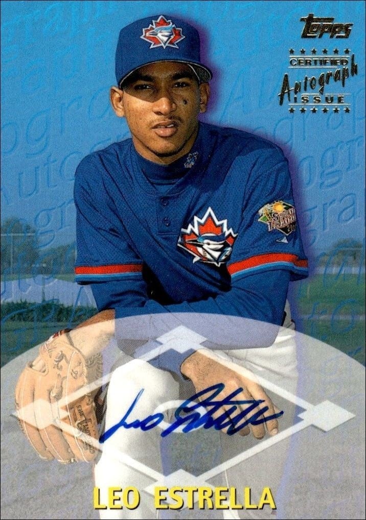 Leo Estrella 2000 Topps Traded #TTA56 Baseball Trading Card - Front 2000 Topps Traded Leo Estrella #TTA56 baseball trading card front