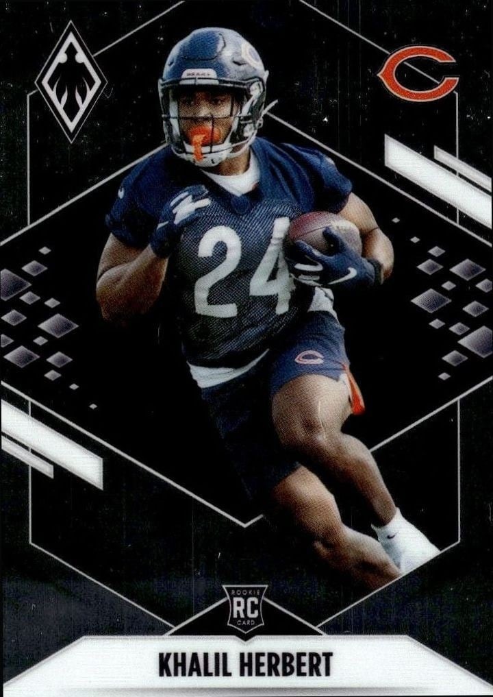 Khalil Herbert 2021 Panini Phoenix #189 Football Trading Card - Front 2021 Panini Phoenix Khalil Herbert #189 football trading card front