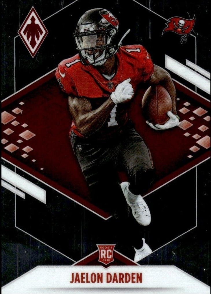 Jaelon Darden 2021 Panini Phoenix #135 Football Trading Card - Front 2021 Panini Phoenix Jaelon Darden #135 football trading card front
