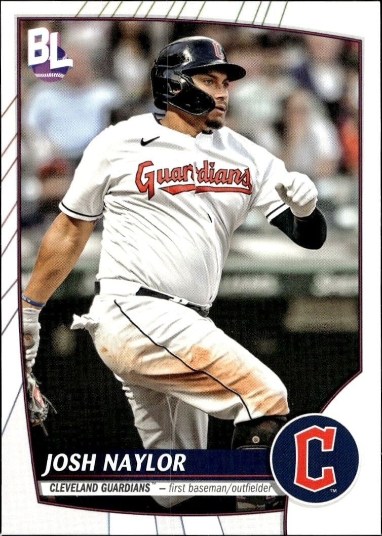 Josh Naylor 2023 Topps Big League #187 Baseball Trading Card - Front 2023 Topps Big League Josh Naylor #187 baseball trading card front