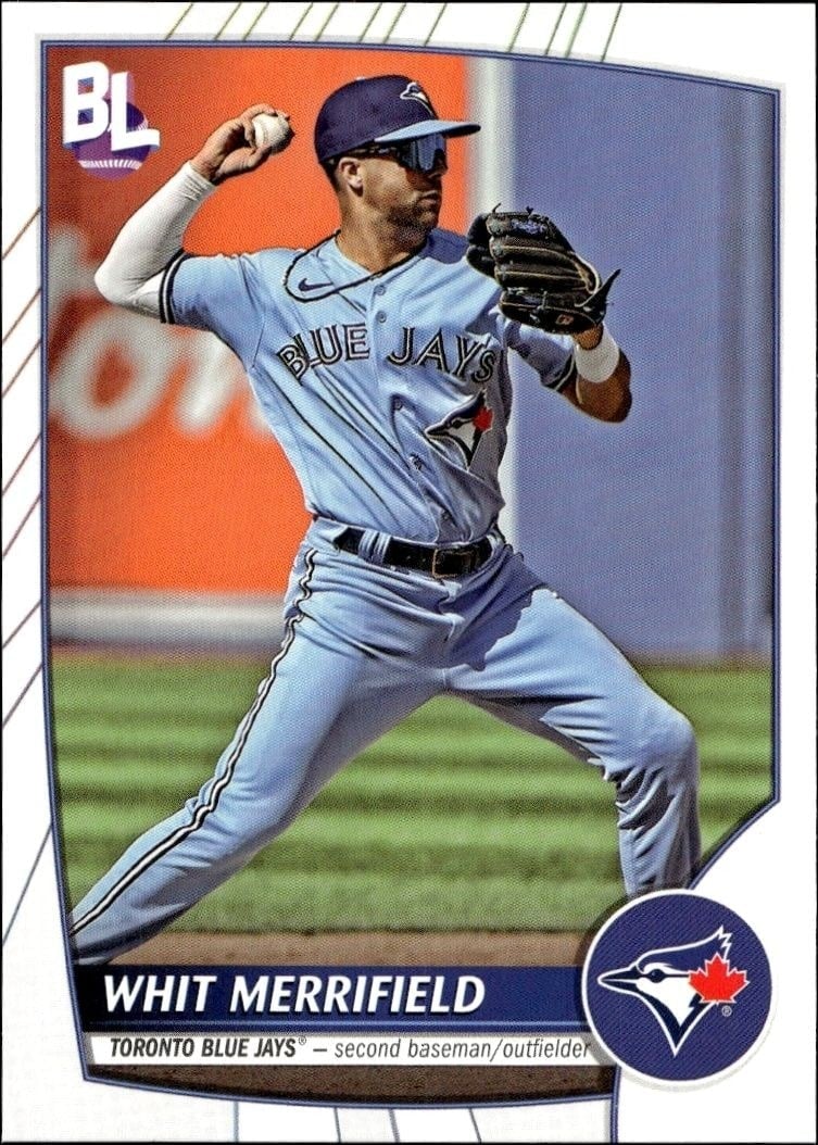 Whit Merrifield 2023 Topps Big League #136 Baseball Trading Card - Front 2023 Topps Big League Whit Merrifield #136 baseball trading card front