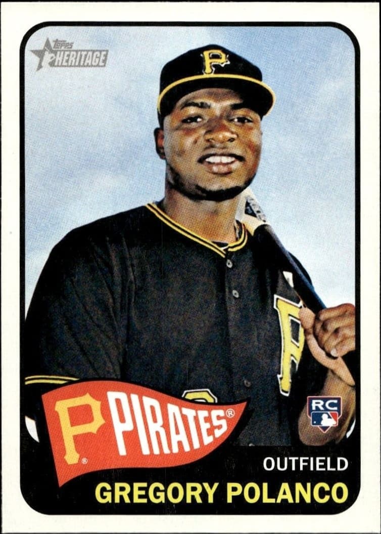 2014 Topps Heritage High Number Gregory Polanco #H527 trading card
