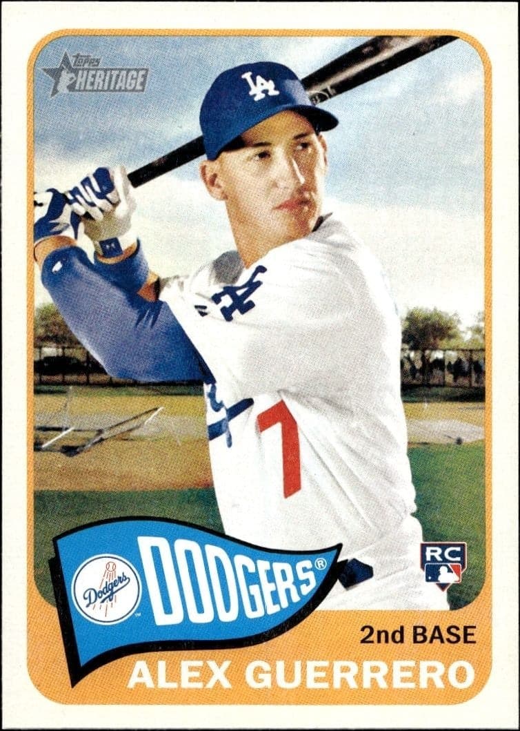 2014 Topps Heritage High Number Alex Guerrero #H547 trading card