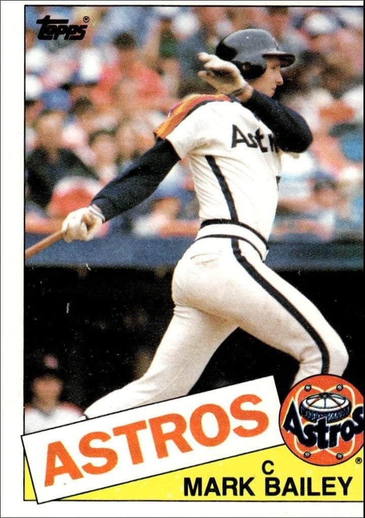 Mark Bailey 1985 Topps #64 Baseball Trading Card - Front 1985 Topps Mark Bailey #64 baseball trading card front