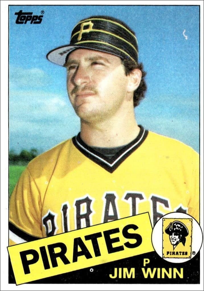 Jim Winn 1985 Topps #69 Baseball Trading Card - Front 1985 Topps Jim Winn #69 baseball trading card front