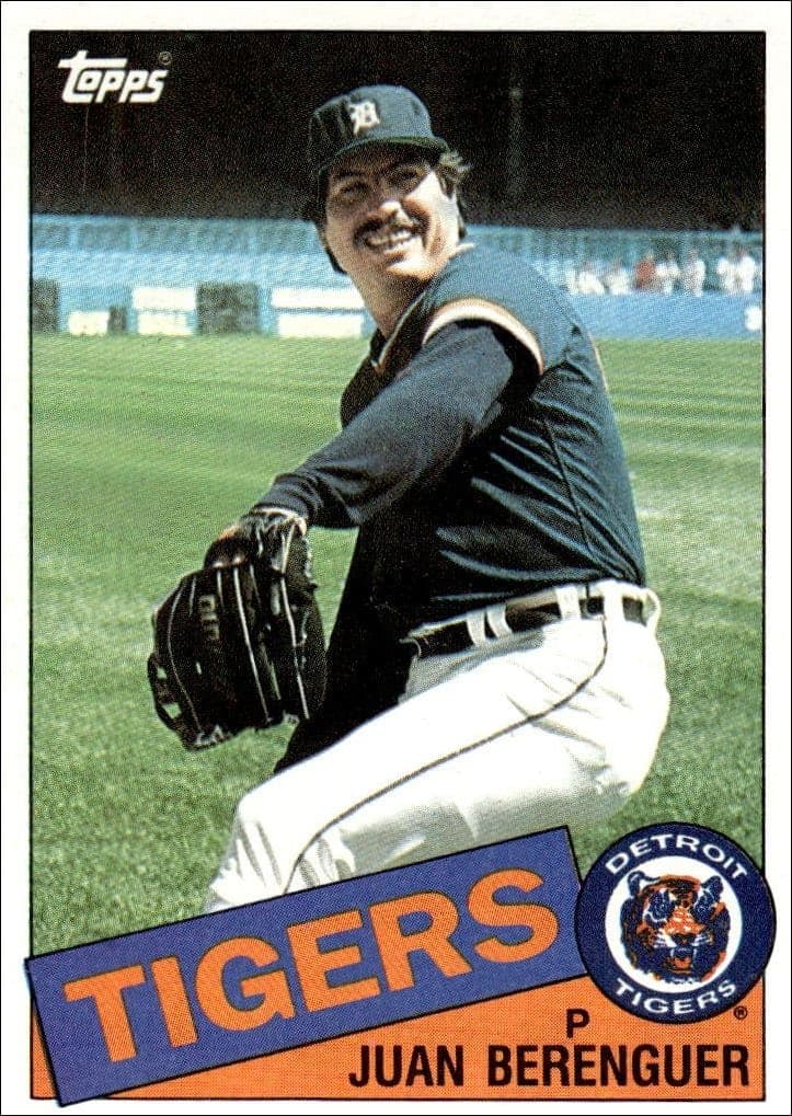 1985 Topps Juan Berenguer #672 trading card
