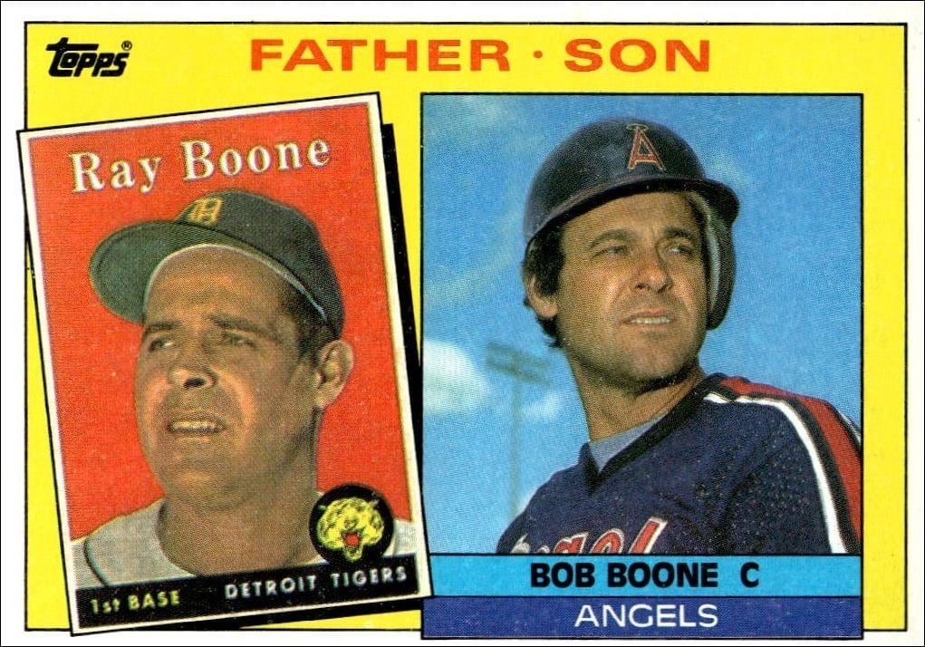 Ray Boone 1985 Topps #133 Baseball Trading Card - Front 1985 Topps Ray Boone #133 baseball trading card front