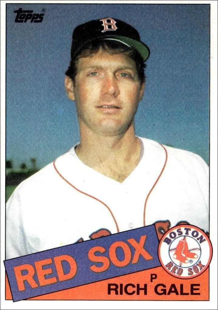 1985 Topps Rich Gale #606 trading card