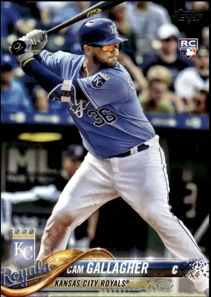 Cam Gallagher 2018 Topps #271 Baseball Trading Card - Front 2018 Topps Cam Gallagher #271 baseball trading card front