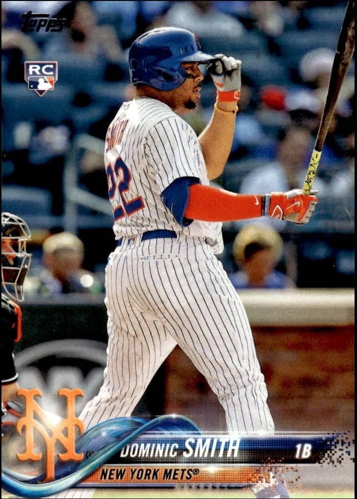 Dominic Smith 2018 Topps #6 Baseball Trading Card - Front 2018 Topps Dominic Smith #6 baseball trading card front