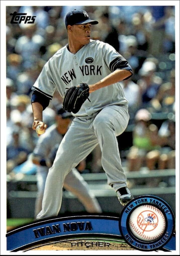 Ivan Nova 2011 Topps Series 2 #629 Baseball Trading Card - Front 2011 Topps Series 2 Ivan Nova #629 baseball trading card front