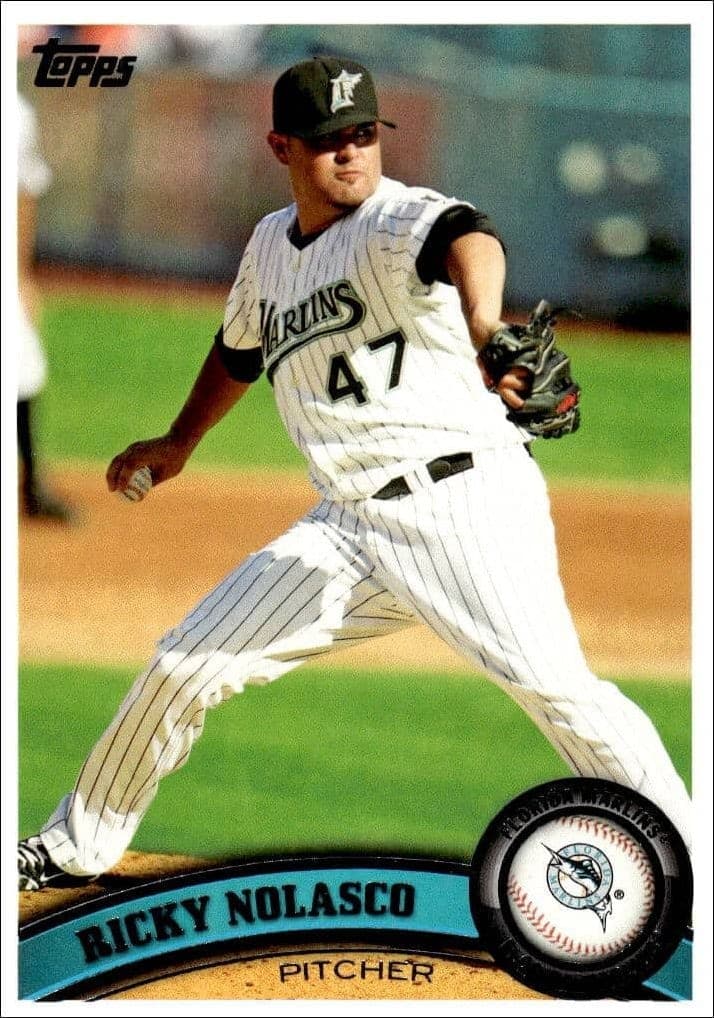 2011 Topps Series 2 Ricky Nolasco #637 trading card