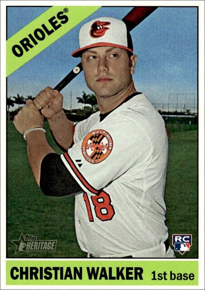 2015 Topps Heritage High Number Christian Walker #501 trading card