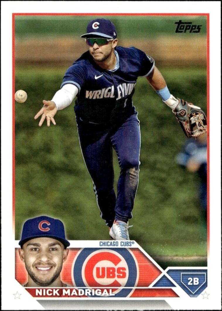 Nick Madrigal 2023 Topps Series 2 #434 Baseball Trading Card - Front 2023 Topps Series 2 Nick Madrigal #434 baseball trading card front