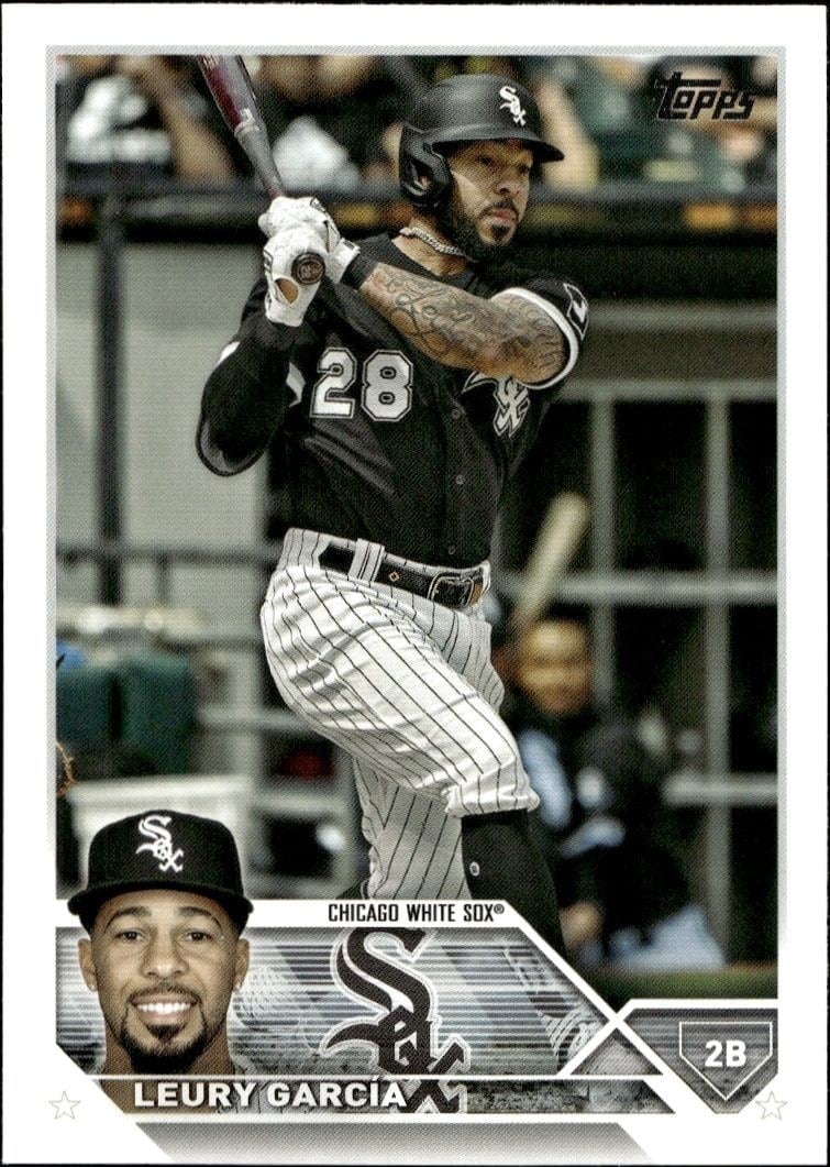 Leury Garcia 2023 Topps Series 2 #409 Baseball Trading Card - Front 2023 Topps Series 2 Leury Garcia #409 baseball trading card front