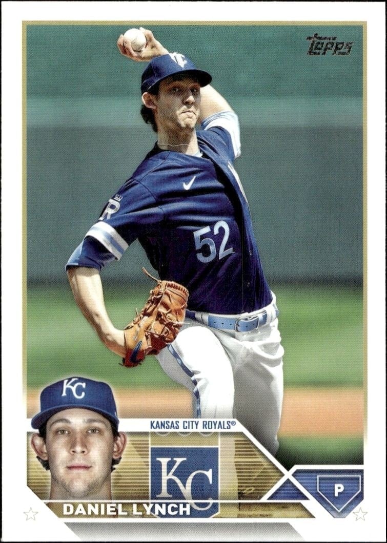 Daniel Lynch 2023 Topps Series 2 #397 Baseball Trading Card - Front 2023 Topps Series 2 Daniel Lynch #397 baseball trading card front