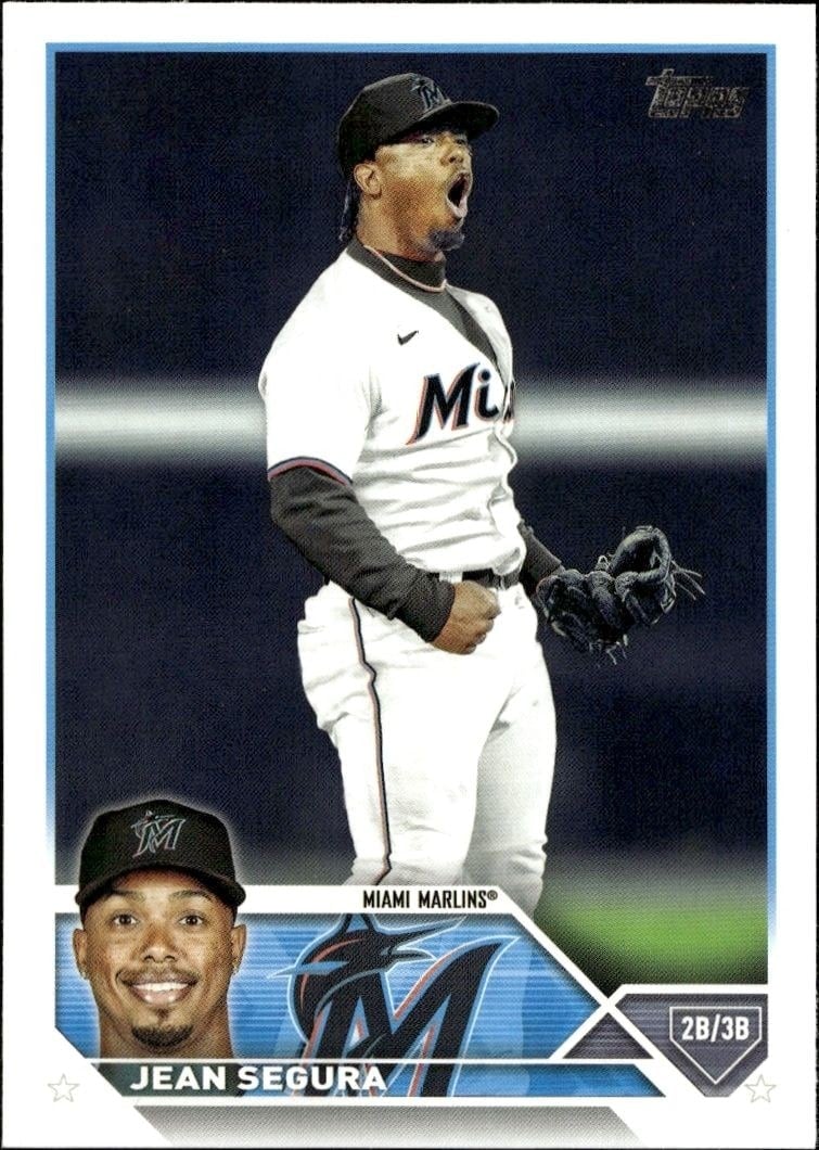 Jean Segura 2023 Topps Series 2 #399 Baseball Trading Card - Front 2023 Topps Series 2 Jean Segura #399 baseball trading card front
