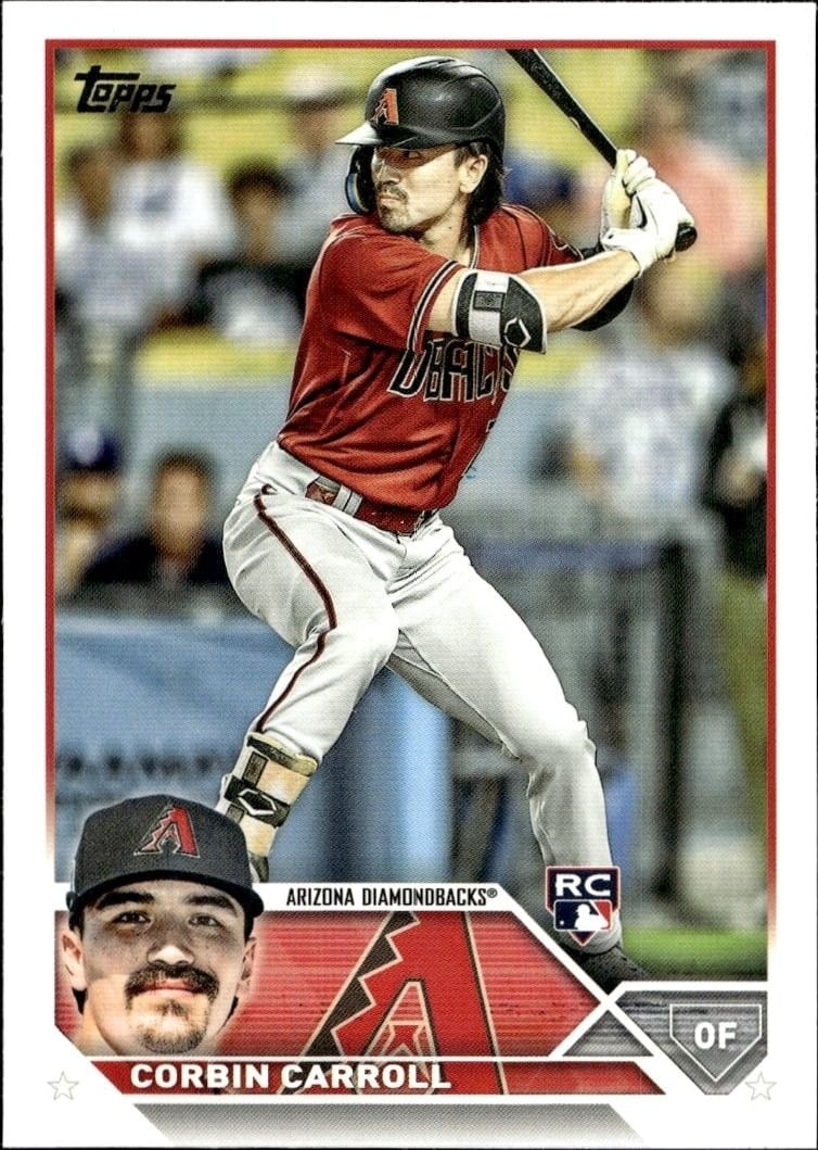 Corbin Carroll 2023 Topps Series 2 #401 Baseball Trading Card - Front 2023 Topps Series 2 Corbin Carroll #401 baseball trading card front