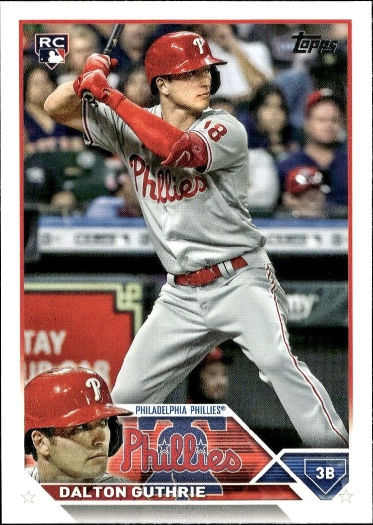 Dalton Guthrie 2023 Topps Series 2 #398 Baseball Trading Card - Front 2023 Topps Series 2 Dalton Guthrie #398 baseball trading card front