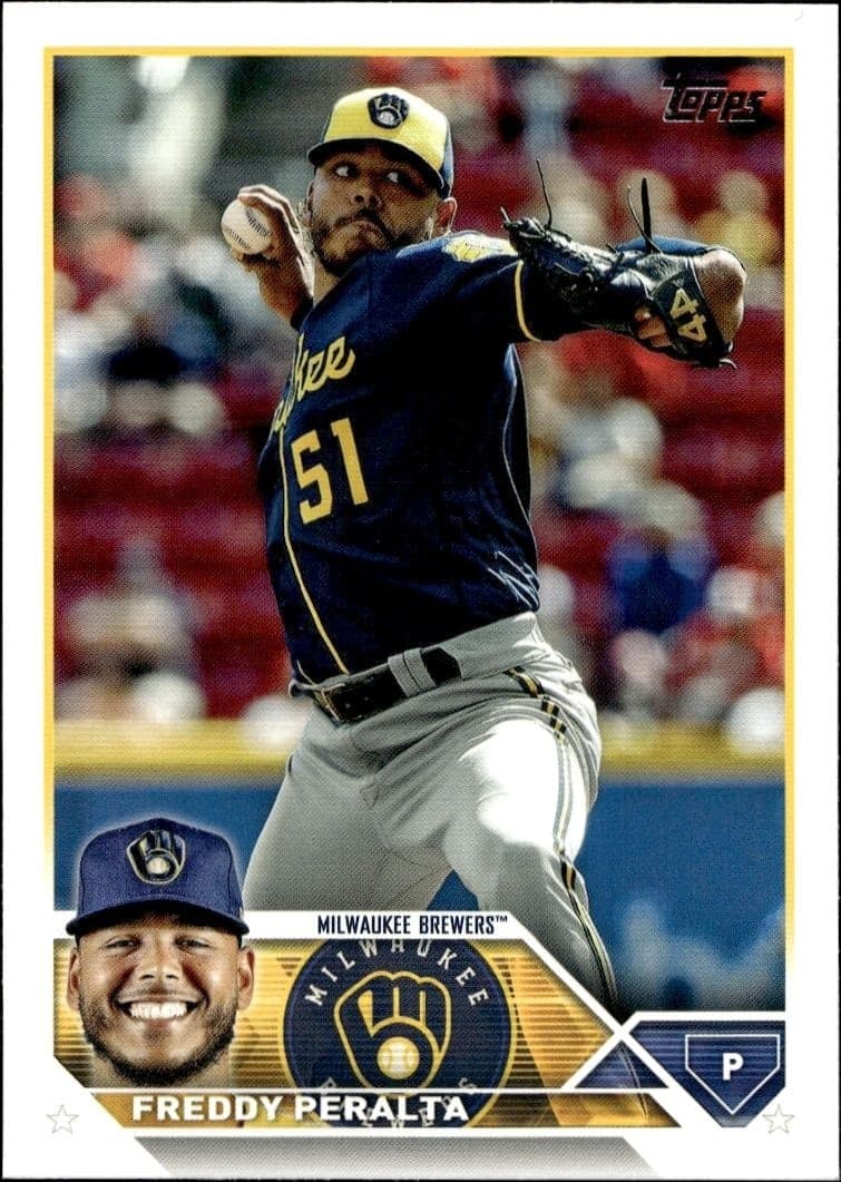 2023 Topps Series 2 Freddy Peralta #353 trading card