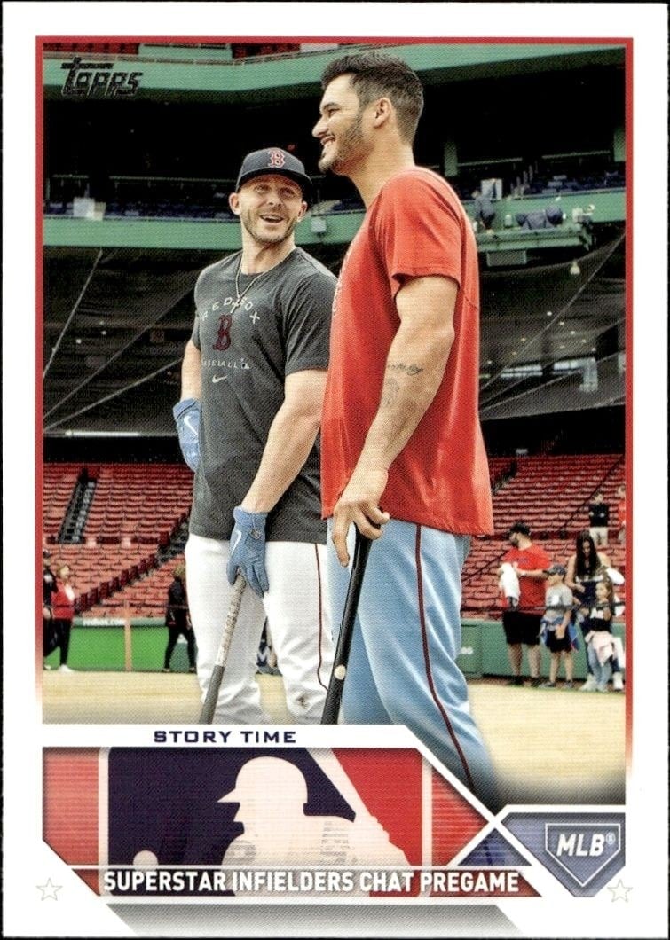 Story Time 2023 Topps Series 2 #351 Baseball Trading Card - Front 2023 Topps Series 2 Story Time #351 baseball trading card front
