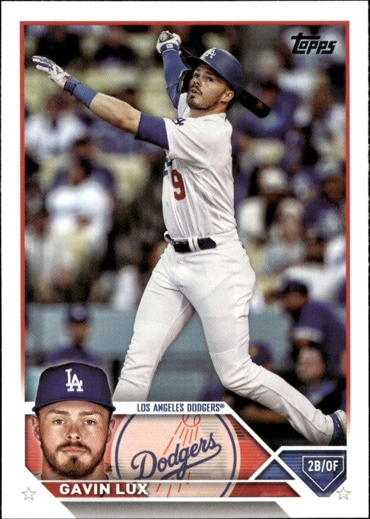 Gavin Lux 2023 Topps #247 Baseball Trading Card - Front 2023 Topps Gavin Lux #247 baseball trading card front