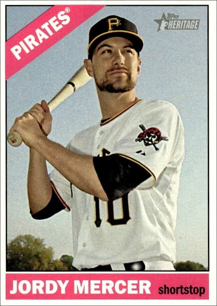2015 Topps Heritage High Number Jordy Mercer #565 trading card
