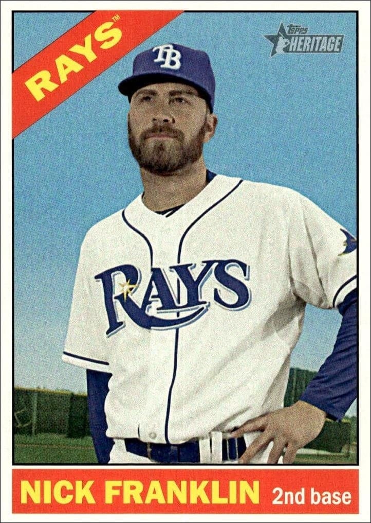 2015 Topps Heritage High Number Nick Franklin #615 trading card